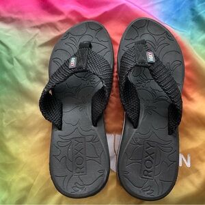 Roxy Women Black Sandals